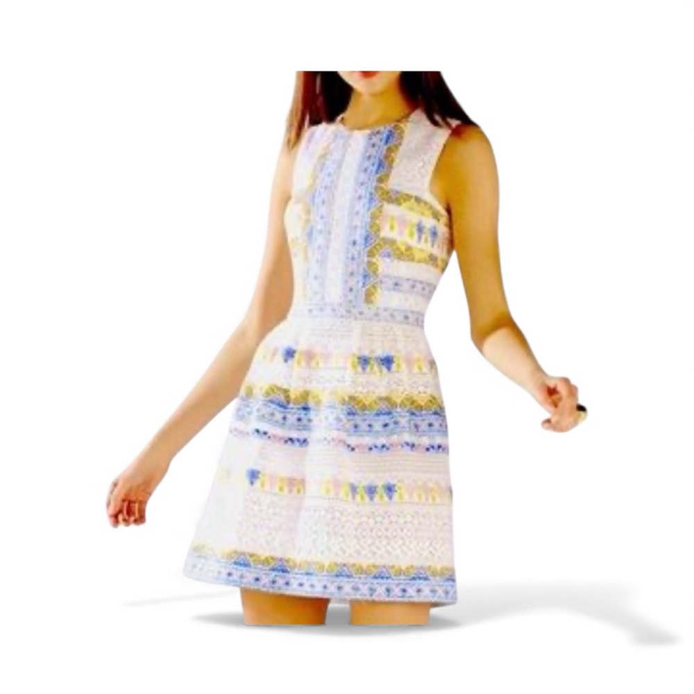 BCBGMaxAzria Cecile Dress In Off White Size 4